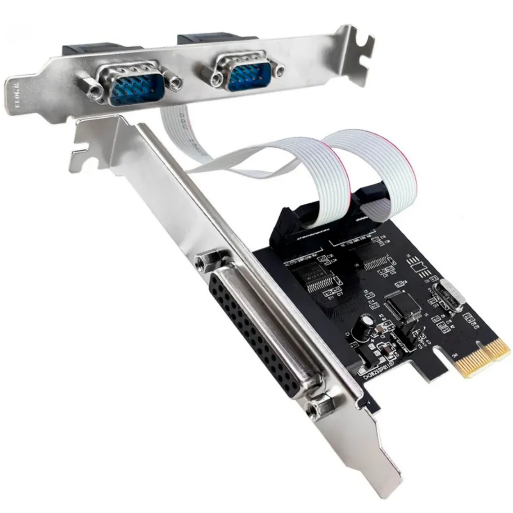Placa Serial Paralela PCI RS232 DB25 DB9 Perfil Baixo — foto 3