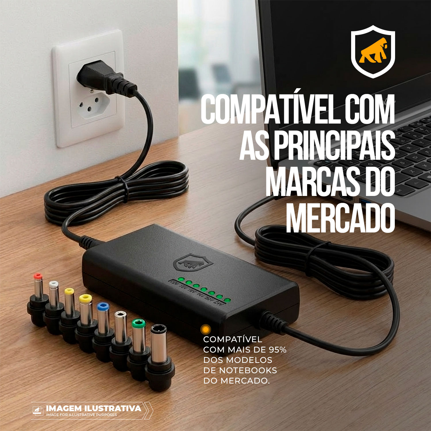 Carregador Compatível para Notebook — foto 2