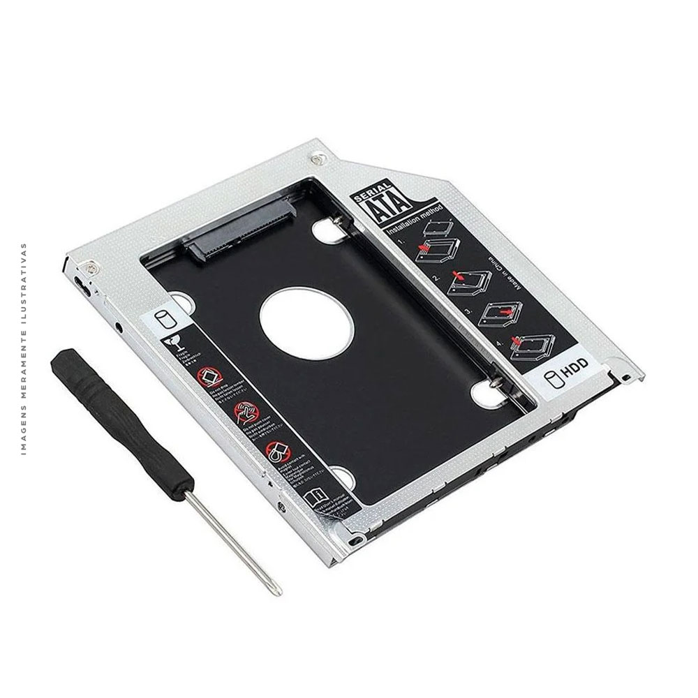 Adaptador Caddy para SSD HD 9.5mm F3 - 1192 — foto 2
