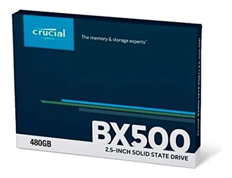 SSD CRUCIAL 480GB CT480BX500SSD1 Preto
