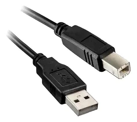 Cabo USB 2.0 5m Impressora Scanner Conector Usb-a Usb-b Preto