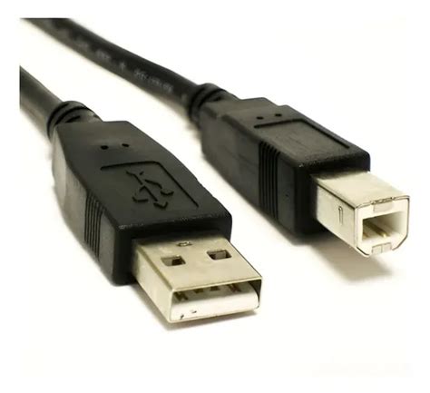 Cabo USB 2.0 5m Impressora Scanner Conector Usb-a Usb-b Preto — foto 2
