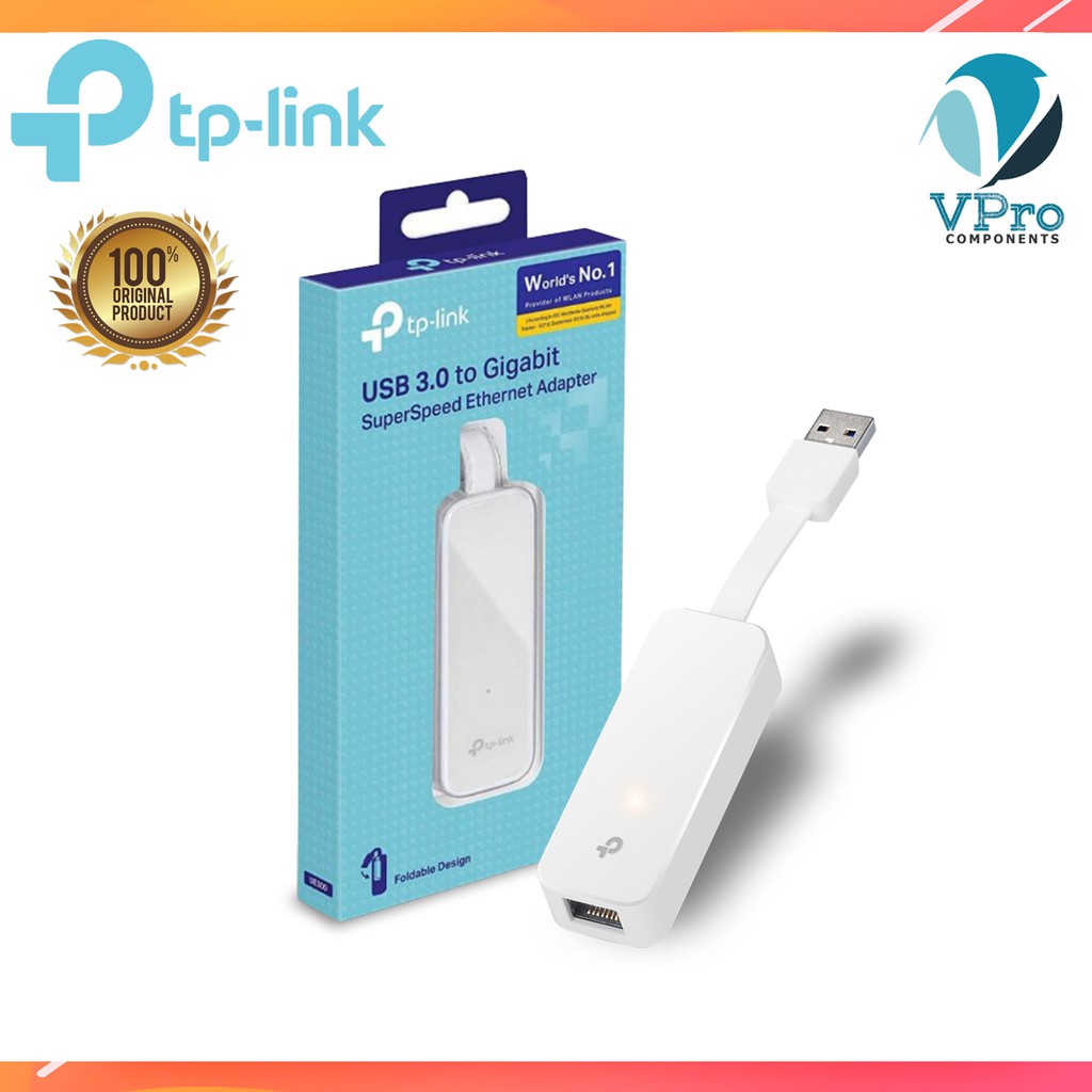 Adaptador de Rede TP-LINK, Ethernet Gigabit, USB 3.0 - UE300